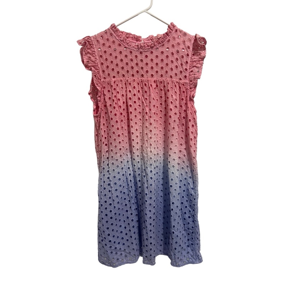 ee:some Sleeveless Ombré Eyelet Dress